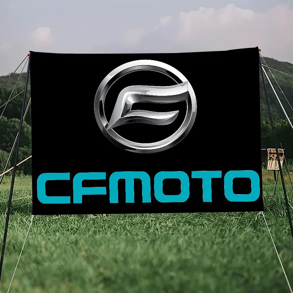 CFMoto Fashion Brand Motorcycle Flag Art Sci Fi Room Home Decor Wall Mount Home Decor Banner