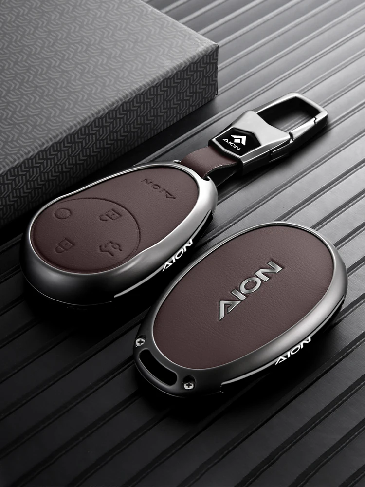Schlüsselanhänger-Hülle für AION V UT Premium Zinklegierung Vollschutz Stoßfest Hochbelastbar AION I60 N60 Y Plus Auto-Zubehör – Detail 5