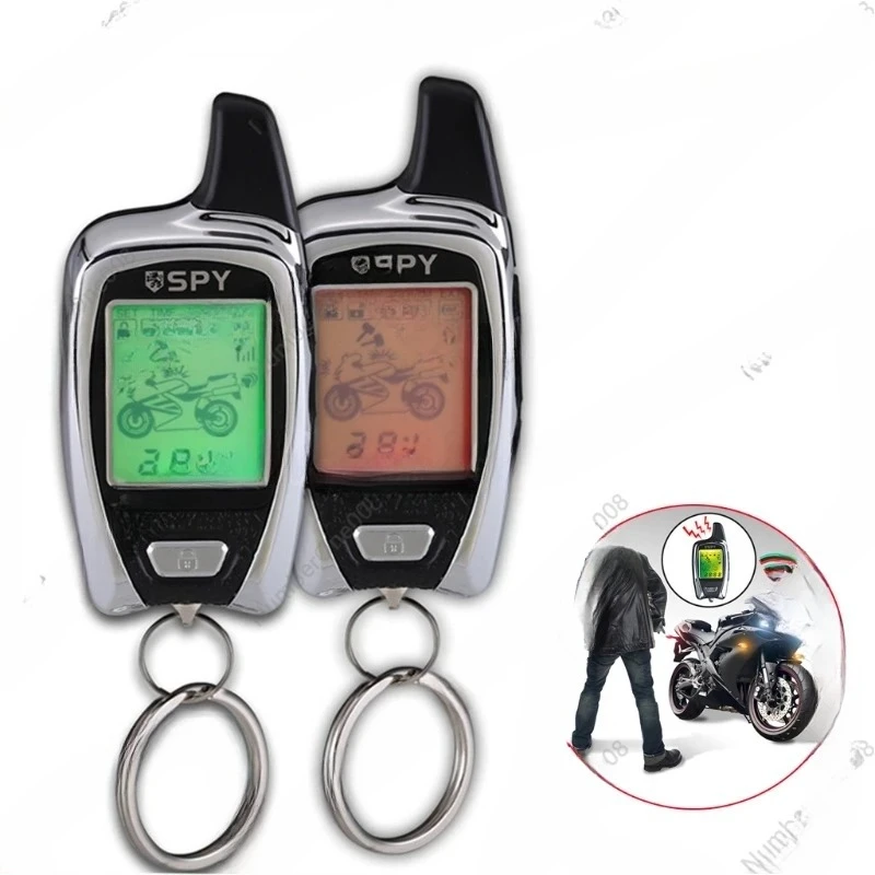 Motorcycle Alarm Security System 12V Warning Alarm with Dual Remote Control Theft for Protection Accessories Dropship