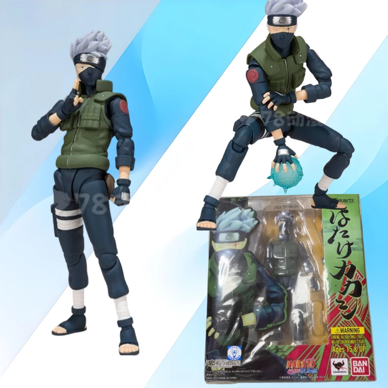 

В наличии: Новая оригинальная фигурка Bandai S.H.Figuarts Наруто Хатаке Какаши в коробке, аниме-мерч, коллекционная статуэтка