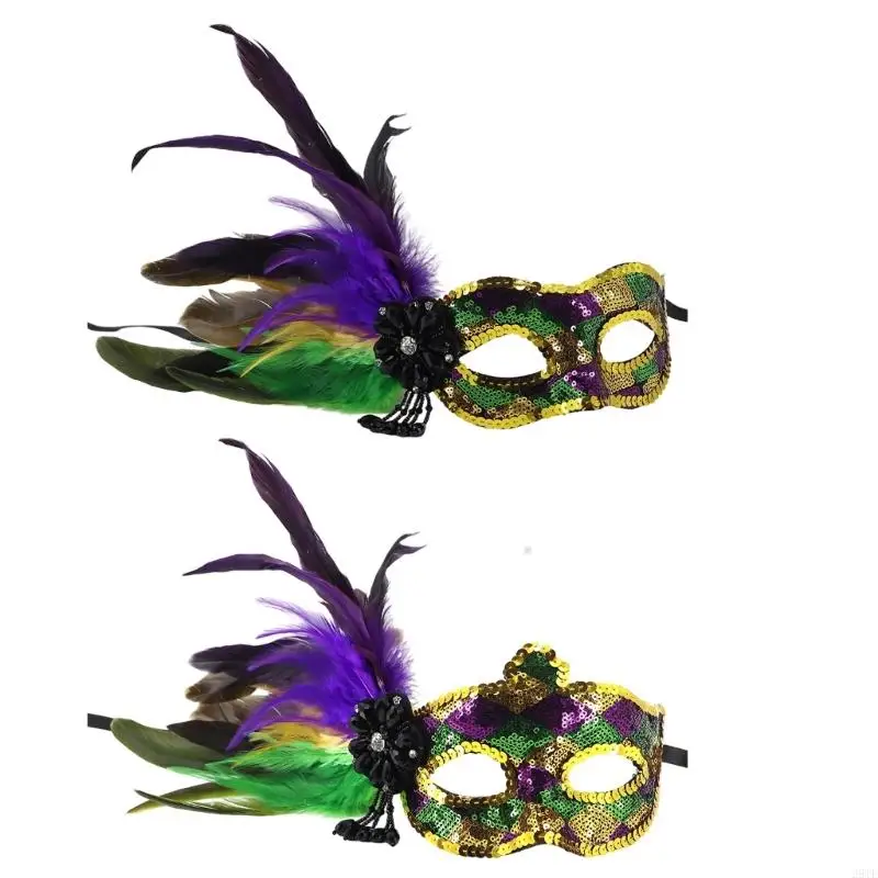 2025-nova-mascara-mascaras-mascara-veneziana-penas-trajes-halloween-prop-party-prom-mask