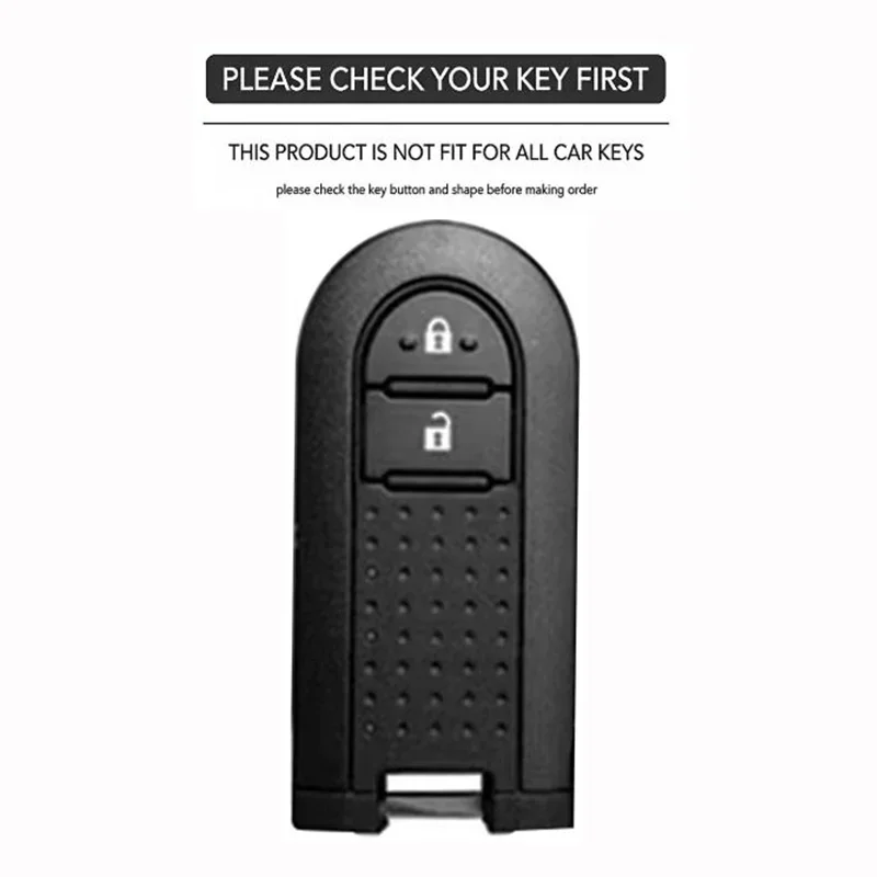 New Car Key Case Cover for Toyota Rush/Daihatsu Tanto Custom LA600S Moovecanvas LA800S Remote Control Silica Gel Key Cover Cap