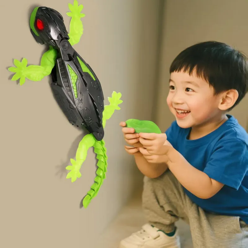 الكهربائية التحكم عن بعد جدار تسلق السحلية الحرباء محاكاة تسلق سيارة أبو بريص الحيوان سيارة التحكم عن بعد لعبة الأطفال