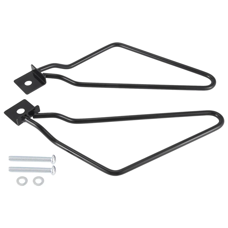 

2Pcs Motorcycle Black Saddle Bag Support Rod Mounting Bracket For Sportster Xl 883 1200Travel Bag Bracket-A14Z