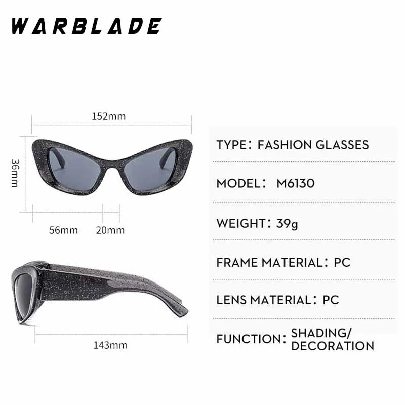 موضة Y2K كاندي اللون عين القط المرأة النظارات الشمسية مصمم العلامة التجارية الرجال مكبرة الرياضة في الهواء الطلق محرك العصرية الإناث نظارات UV400 #5