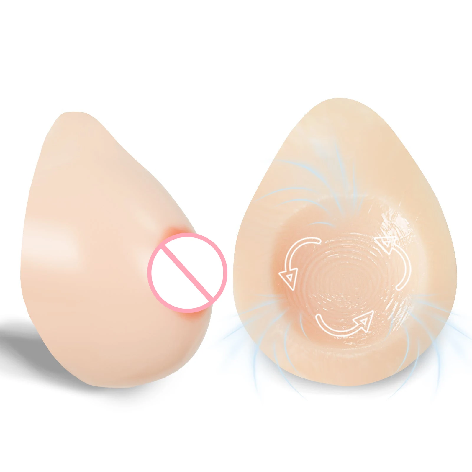 KOOMIHO Realistic Huge Fake Boobs Tits Crossdress Silicone Breast Form False Breast for Shemale Transgender Drag Queen Cosplay