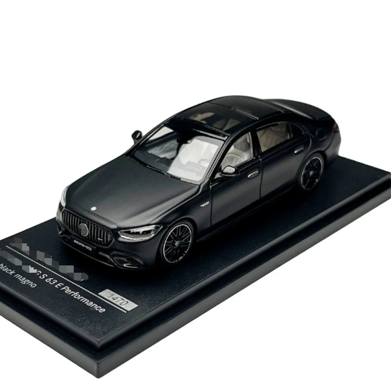 

AR 1/64 S63 E Performance 2023, модель автомобиля из сплава, офисная спальня, коллекция игрушек, модель, украшения, рождественский подарок для мальчика