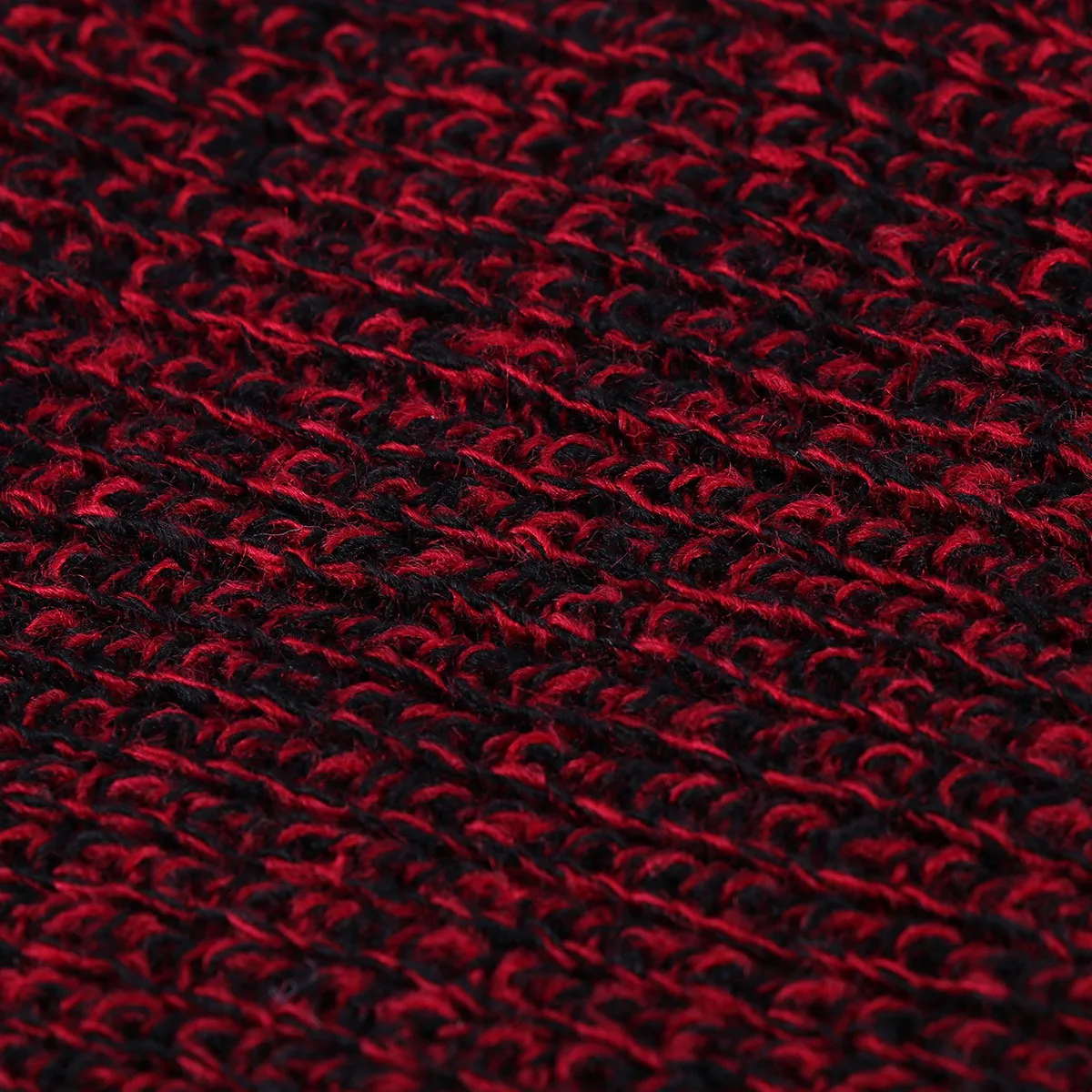 

Knitted Beanie Caps Red Warm Winter Hat For Men Women Machine Washable Soft Woolen Ski Cap Riding Hat