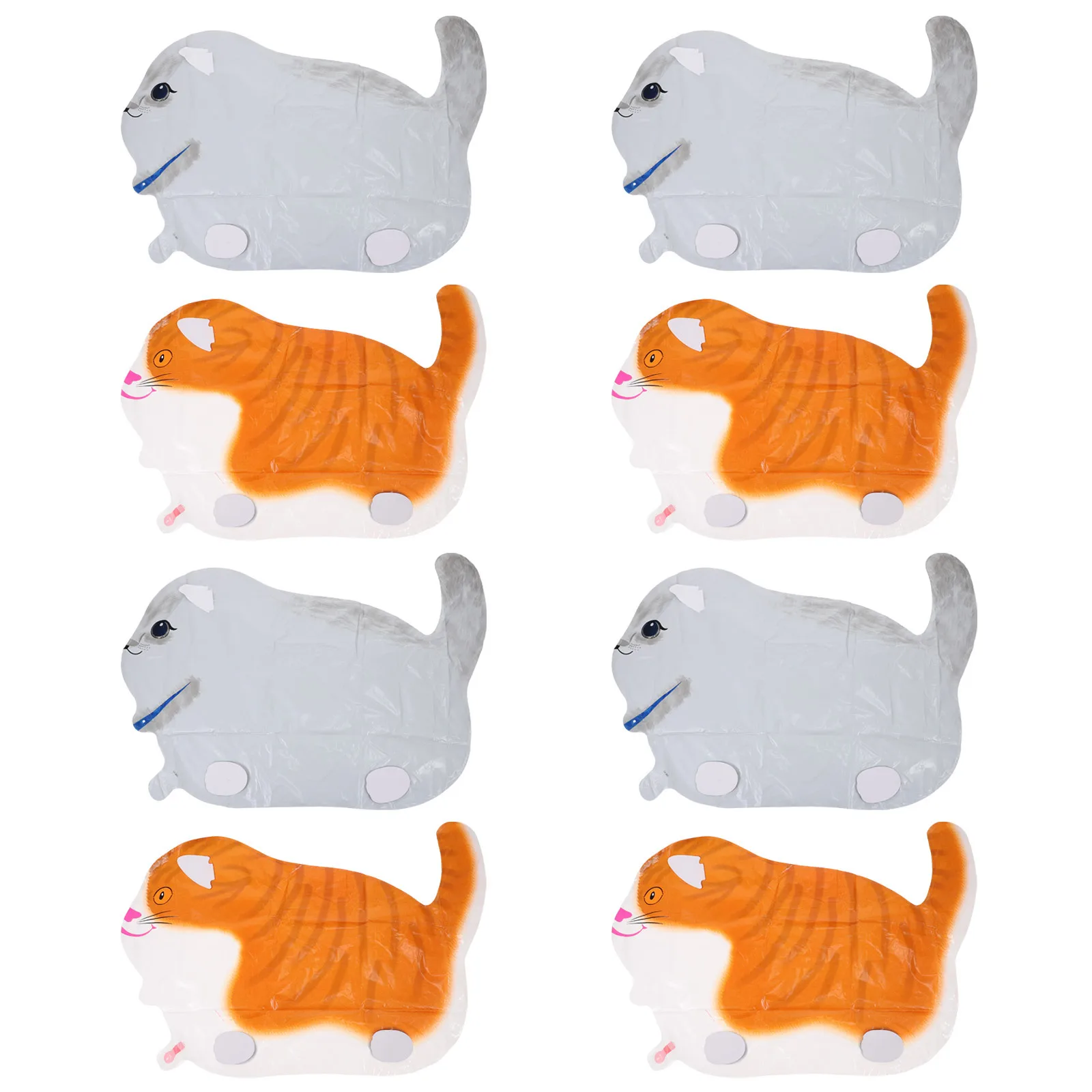 

8Pcs Cat Balloons Set Walking Cats Balloon Decorations Birthday Party Supplies Aluminum Foil Balloons Kids Party Decorative