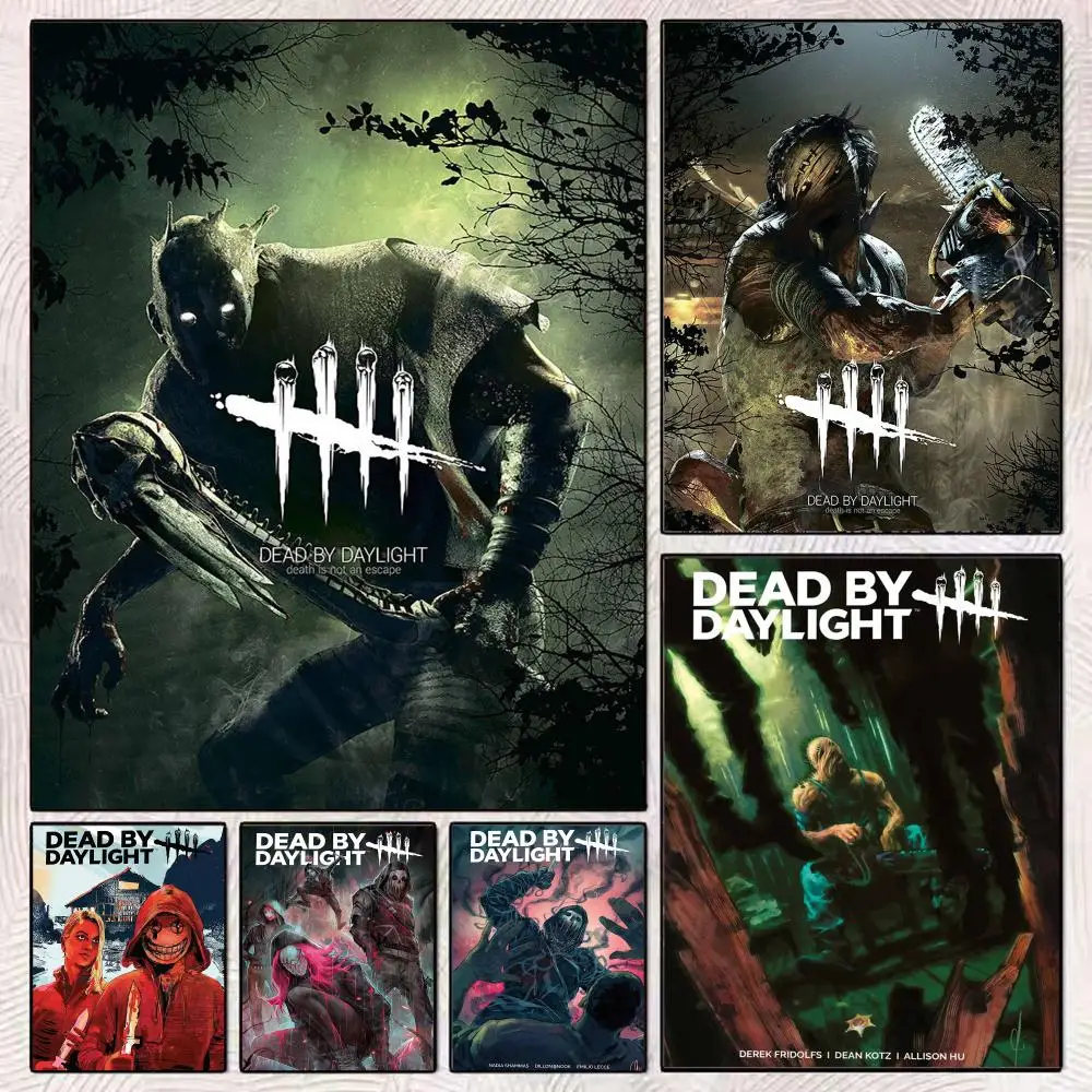 Game D-Dead by D-Daylight Poster PP Wall Decor Posters Celebrity Art Prints Aesthetic Wall Art Bedroom Office Home Gift