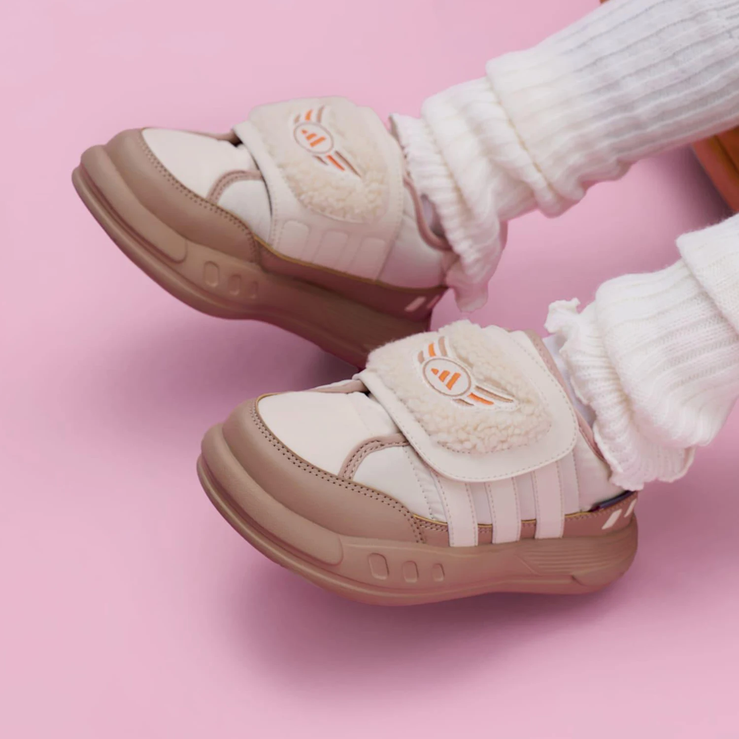 

Adidas genuine PUFFY SKIPPER children's wear-resistant daily sports shoes KJ3902