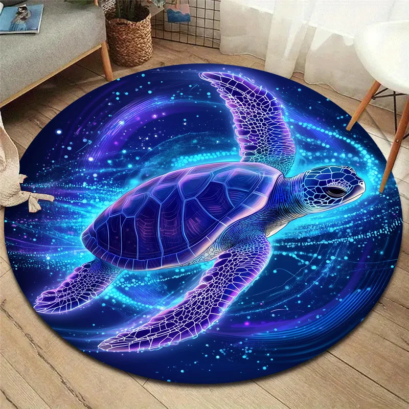 tapete-redondo-tartaruga-marinha-neon-com-design-galactico-e-efeito-brilhante-tapete-de-flanela-macio-para-quarto-de-adolescentes-setup-de-jogos-decoracao-moderna