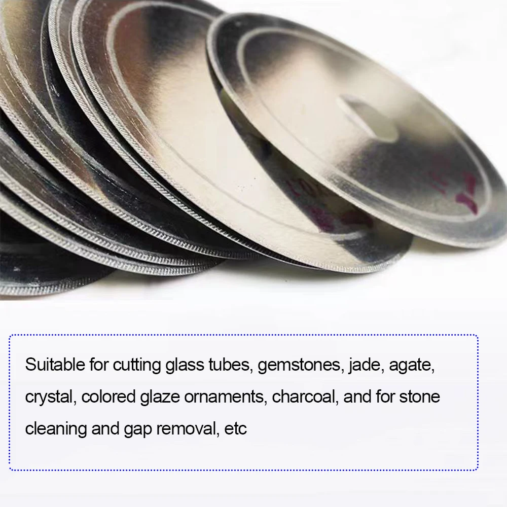 Diamond Cutting Disc Super Thin Saw Blade Wheels 80-200mm Circular Blades For Glass Stone Jewelry Jade Gemstone Agate Tool Slice