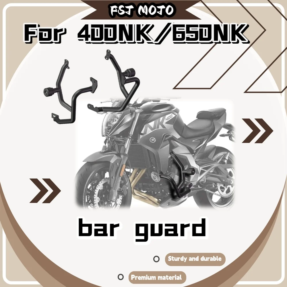 For 400NK 650NK All-Round Frame Protection Bumper, Reinforced Thick Bracket Anti-Deformation Racing Crash Bar Accessories