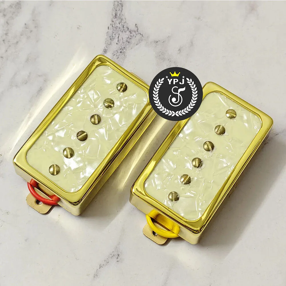 

1 SET/ 2 Pack Gold P90 Electric Guitar Pickups Single Coil P 90 Neck Bridge Magnet Ceramic Accessories