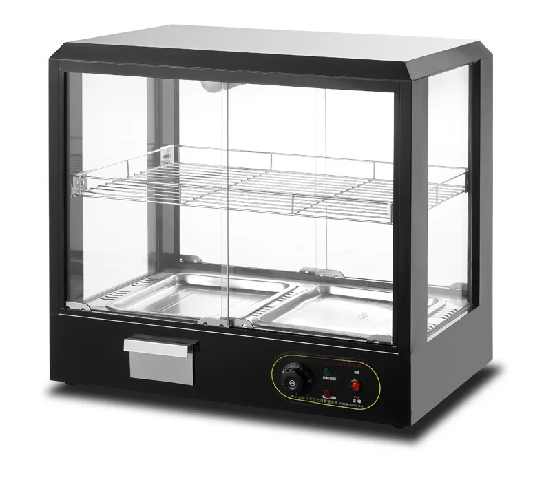 Catering Equipment Warm Food Buffet Cabinet Electric Three Layers Food Showcase Commercial Glass Food Warmer Display Cabinet