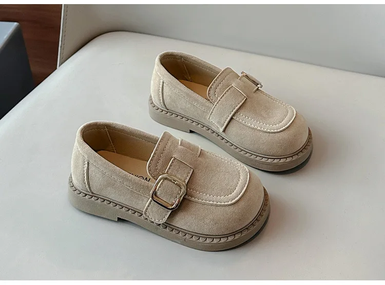 2026 Mädchen Flats Frühling Herbst Flache Slipper Schuhe für Kinder Mädchen Bequeme Weiche Wildleder Freizeitschuhe Schulschuhe Kinder – Detail 17