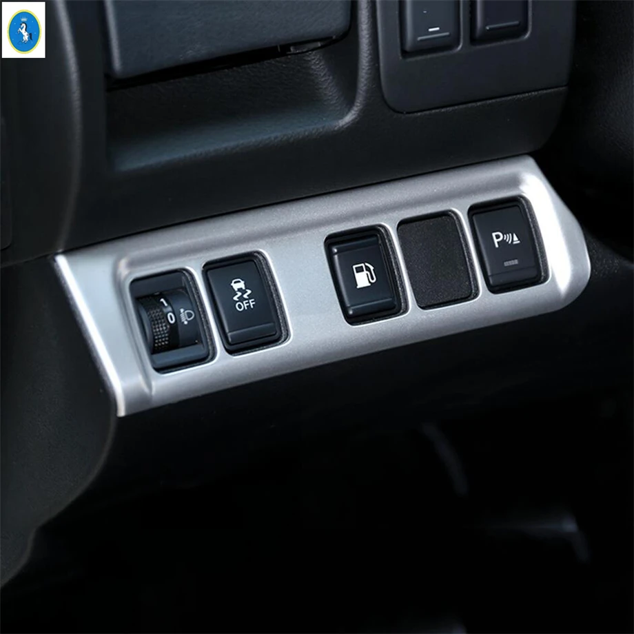 

Matte Car Air AC Outlet Vent / Gear Box / Window Lift Panel Accessories Cover Trim For Nissan Navara NP300 / Terra 2017 - 2021