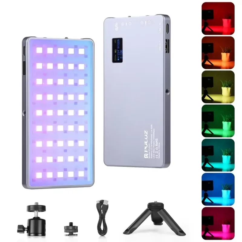 Wholesale Prouz Light Emitting Diode Full Color RGB Fill Light Pocket Photo Light