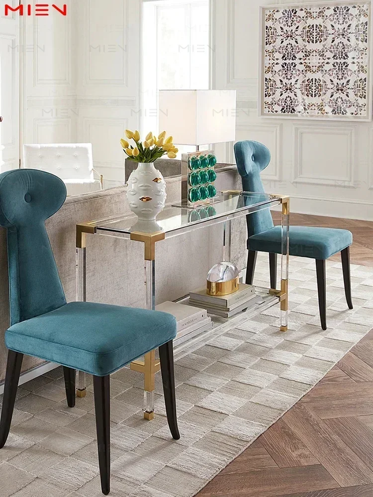 Fashion Transparent Table Acrylic Decoration Crystal Clear Transparent Sofa Tables