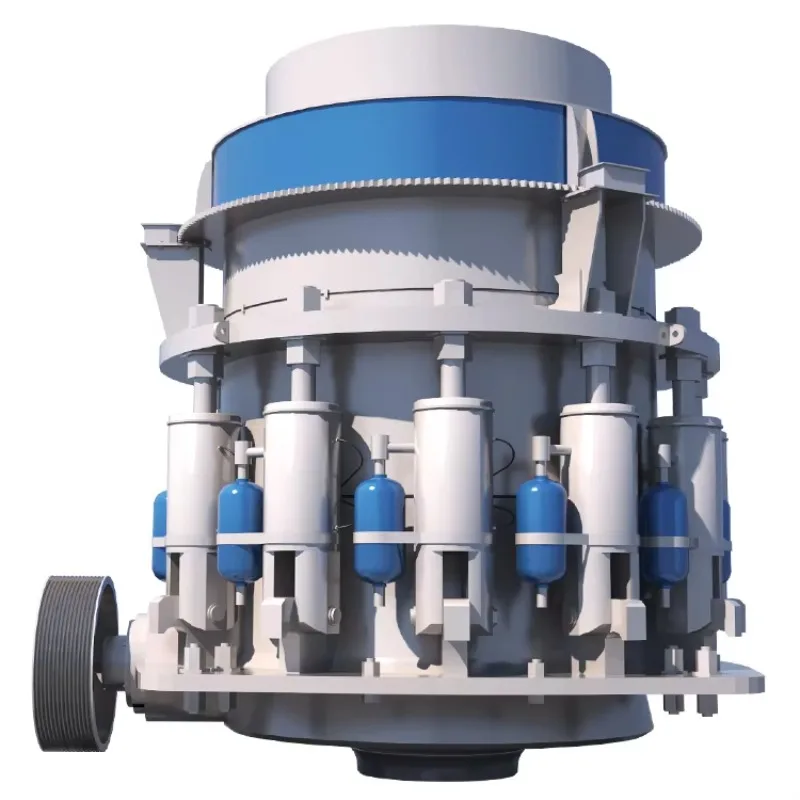 Hp 100 HP200 HP300 Multi-Cylinder Hydraulic Cone Crusher With Bearing Core Component High Efficiency 115-440t/h Capacity