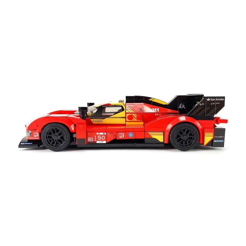 MOC-199319 Model Blok Bangunan Mobil Balap Sport Ikonik Baru 499P 312 Buah, Hadiah Mainan Bangunan Ulang Tahun untuk Anak Laki-laki dan Anak-anak