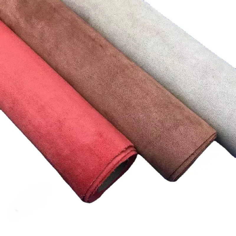 

50cm*160cm Multi Colors Stretchy Suede Fabric Velvet Leather Fabrics for DIY Furniture Car Interior Modified Decor 0.8mm