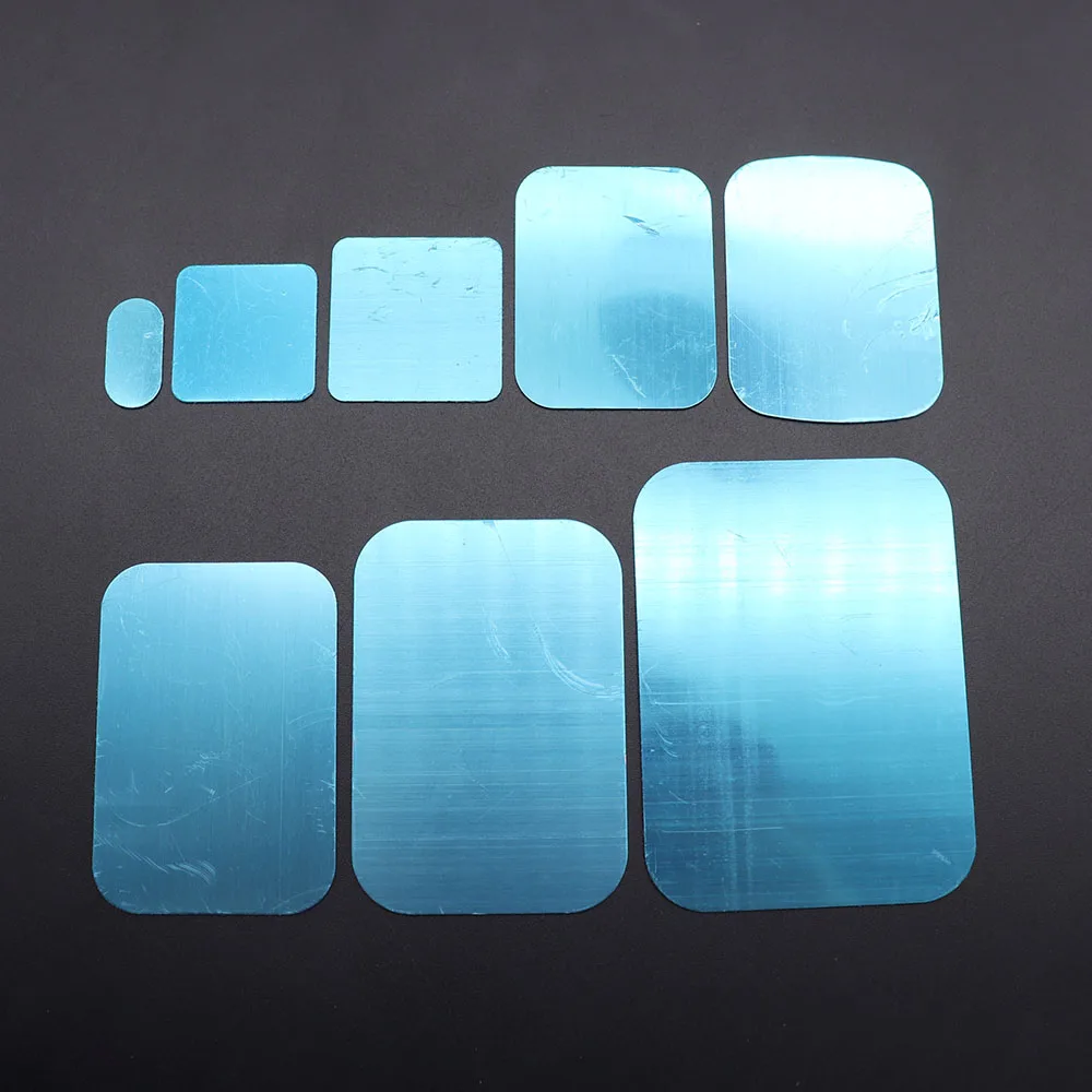 20 placas finas de metal para suporte magnético de celular para carro, disco adesivo de chapa de ferro para ímã, tablet, suporte de mesa e carro.