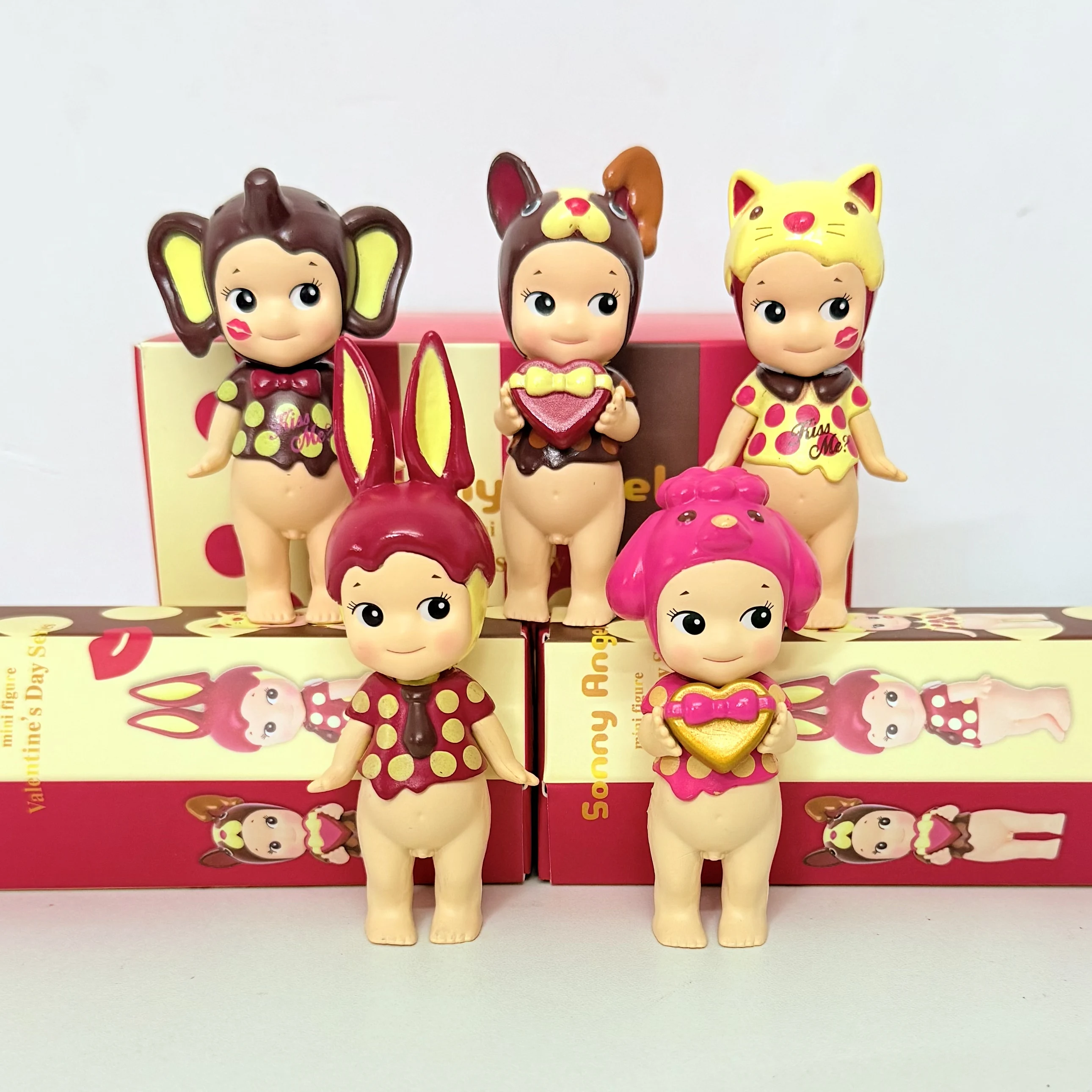 Nueva Mini figura de Sonny Angel, serie del Día de San Valentín, modelo de personaje Kawaii, adornos de decoración, regalos del Día de San Valentín