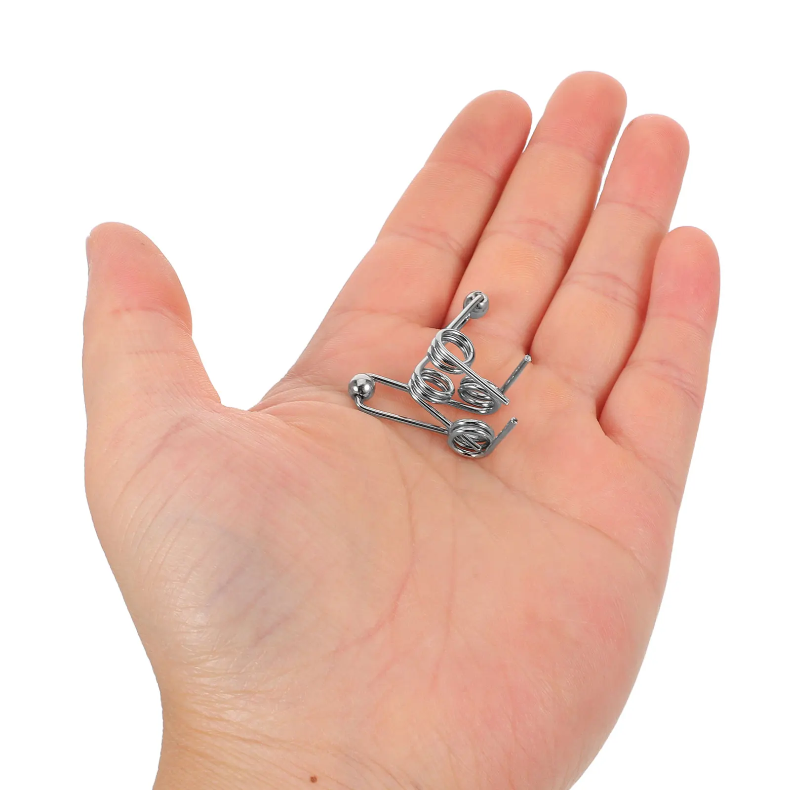 

10Pcs Metal Torsion Springs Curling Iron Spring Replacement Heavy Duty DIY Hair Curling Tool Accessories Wear Resistant