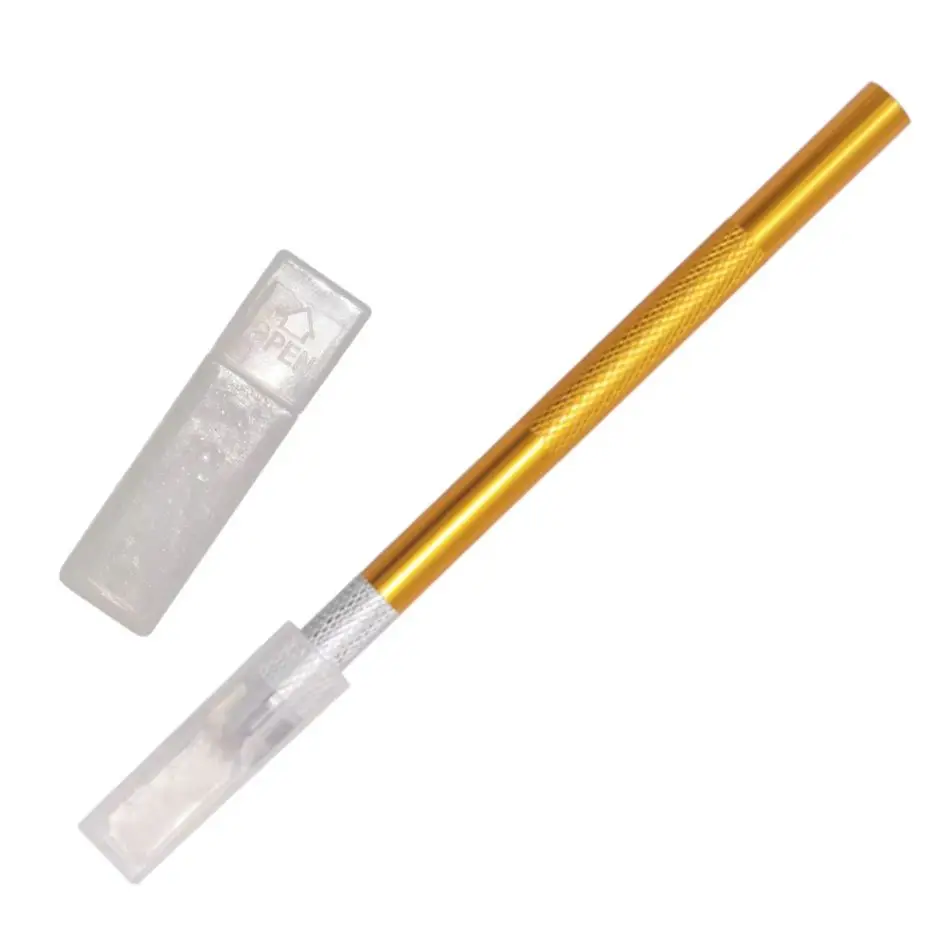 Metal Graver Carver Carving Knife for Mobile Phone Clean Rear Glue Repair Tool #1 #3 #4 #7 #11 #12 #16 #17 Blade 100set/lot