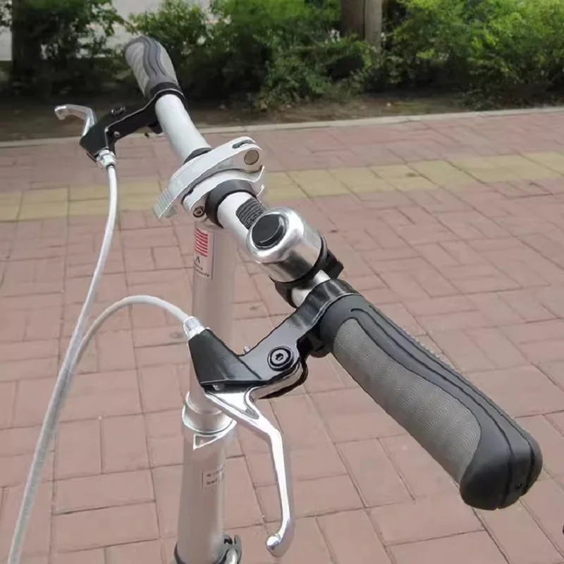 DAHON BYA412 Original Bicycle Handlebar Grips Folding MTB Bike Rubber Handlebar Grips 22.2mm Universal Accessory Gray Black