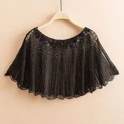 High Quality Women's 1920s Shawl Beaded Sequin Evening Cape Bolero Flapper Cover Up European And American Wedding Dress Shawl