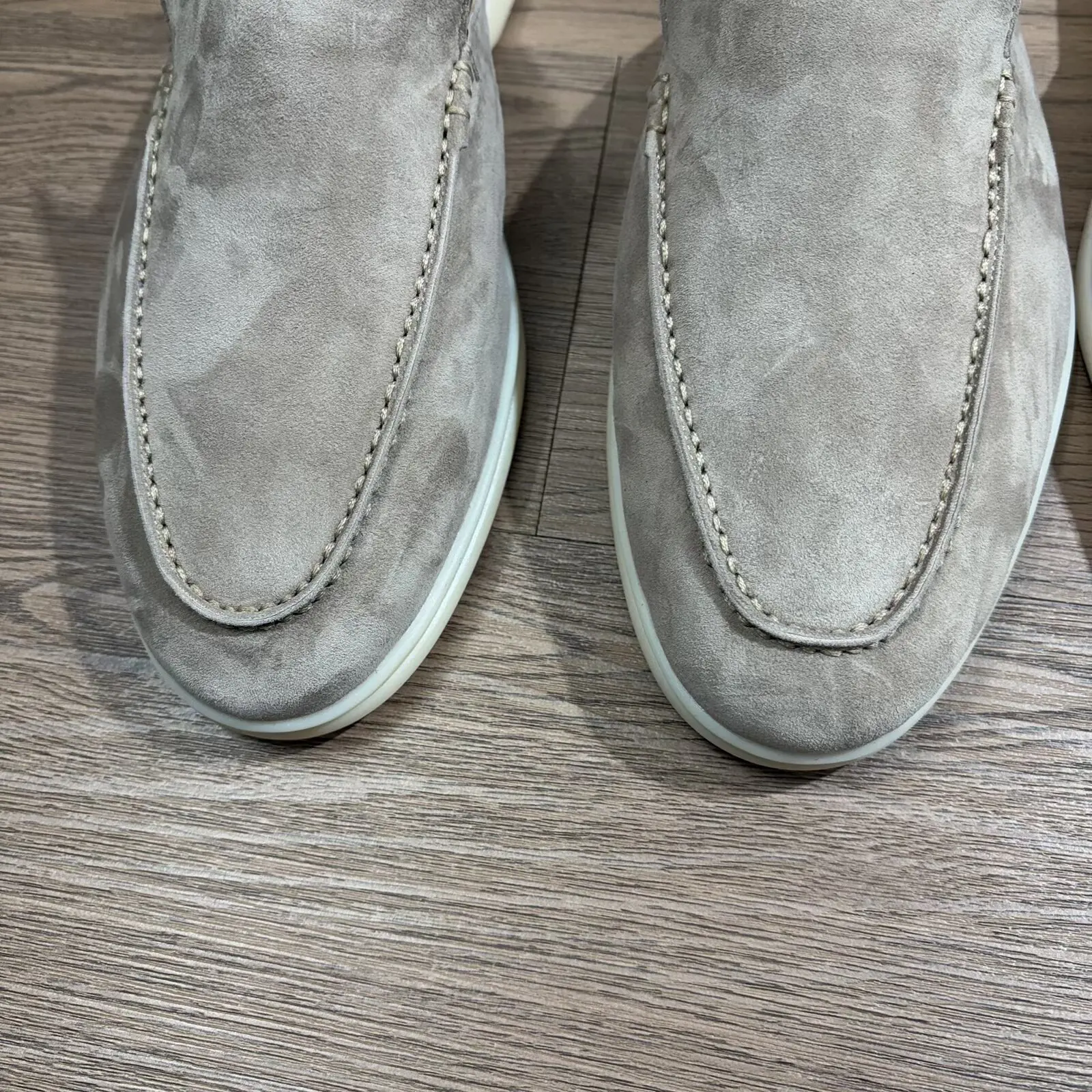 

All Real Leather Walking women's shoes slippers summer Mule shoes Sheepskin Suede sandals Colorful Loafers Casual
