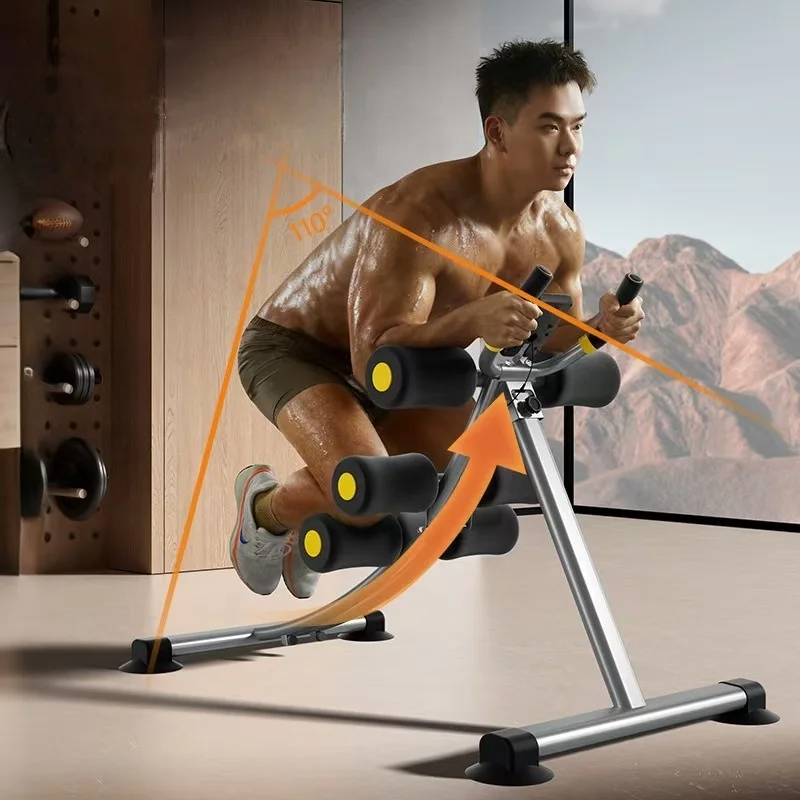 Hot Sales Ab Machine Multi-functional Abdominal Trainers Runch Coaster with Digital Display Foldable Core Trainer for Home Gym