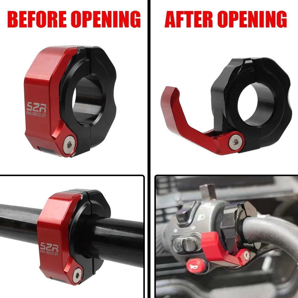 Motorcycle Accessories Helmet Hook Handlebar Luggage Bag Hanger Holder For Aprilia SR GT 200 SR GT 125 SRGT SR200 GT GT200 GT125