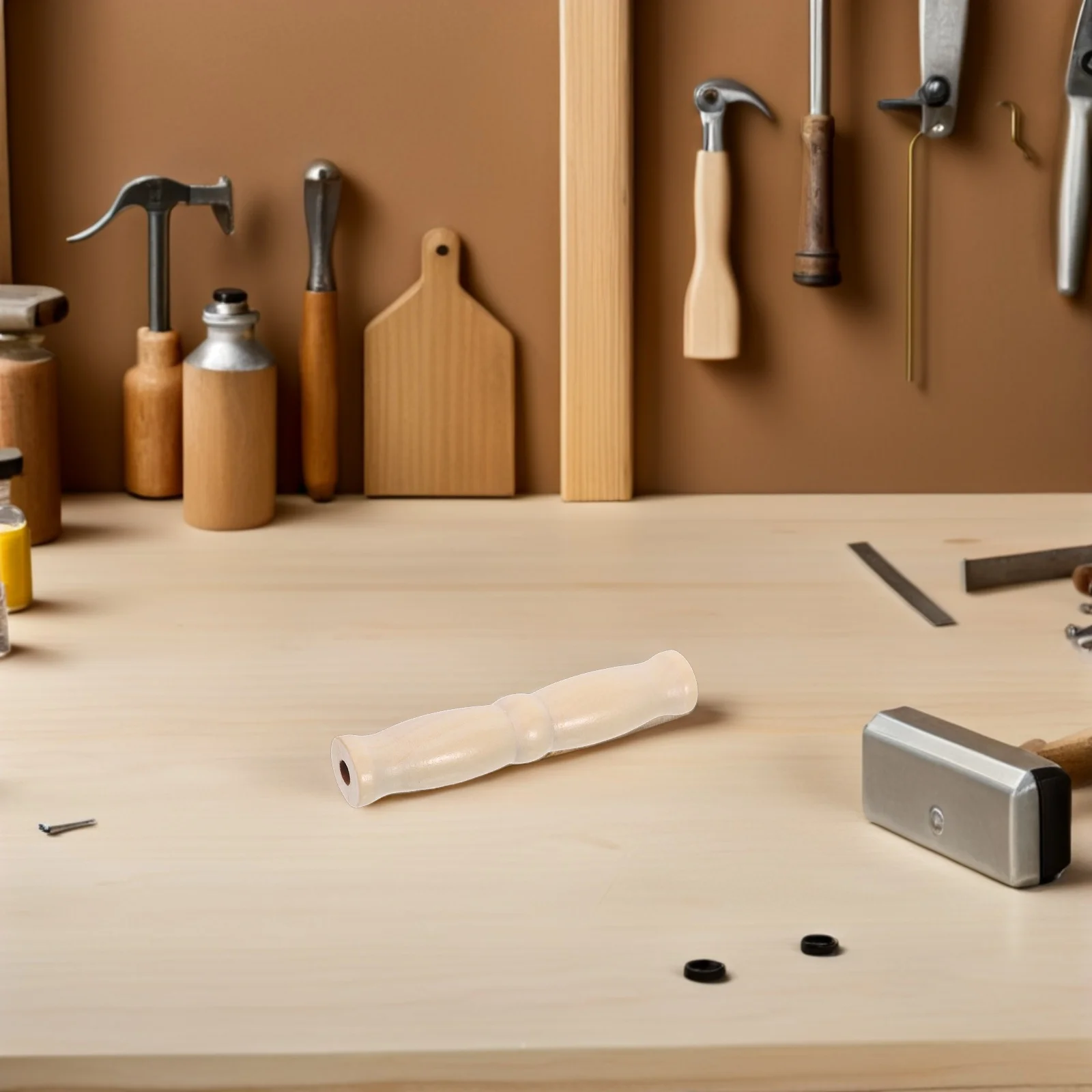 

24Pcs Wooden Bucket Handle Grip Non-Slip Replacement Ergonomic Bucket Handles for Gallon Water Buckets Ice Baskets Home Kitchen