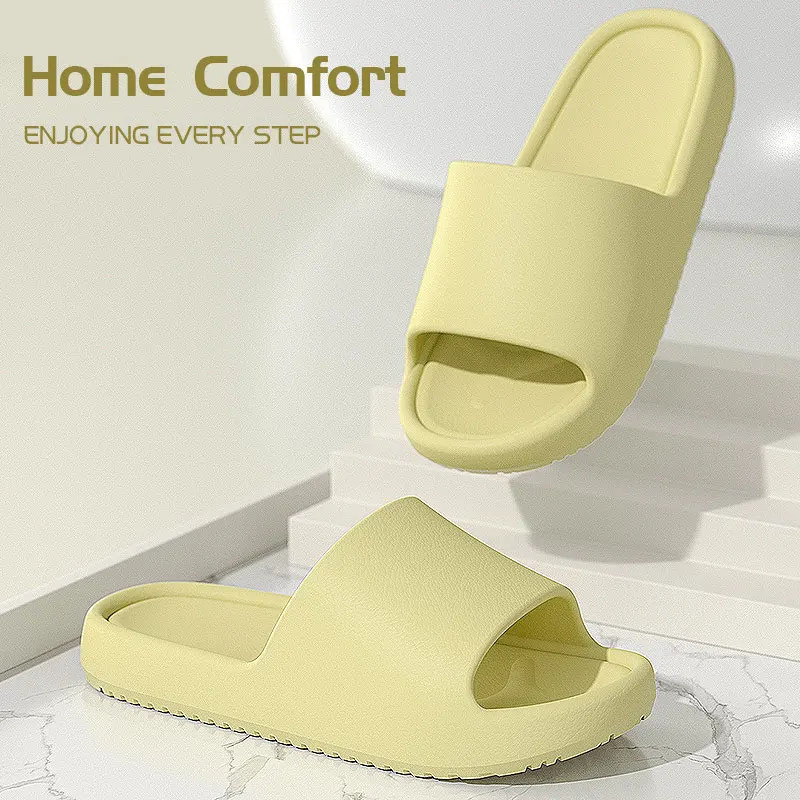 Home sandals and slippers for men and women, summer indoor living, family couple, bathroom bathing, non slip EVA slippers