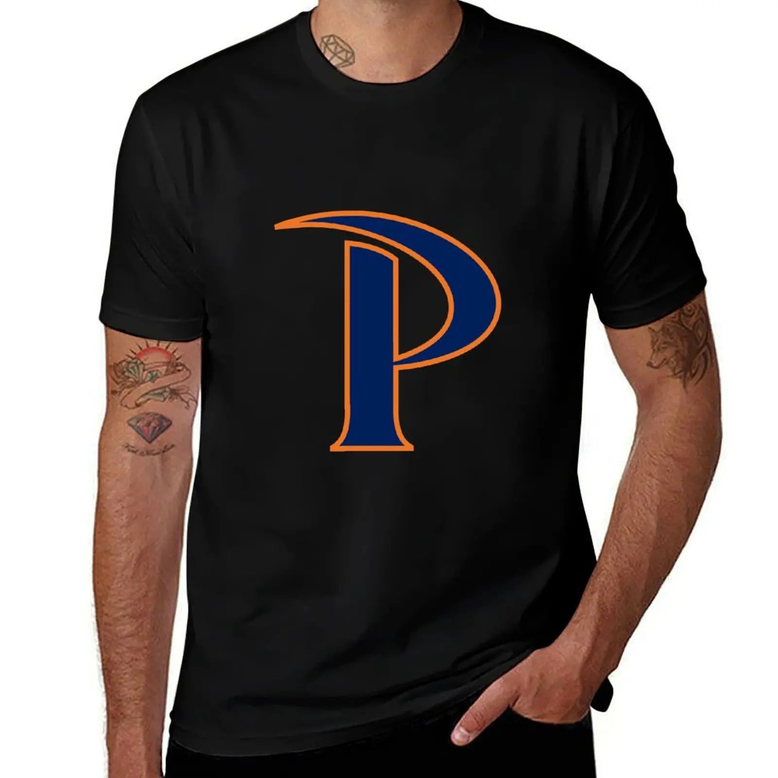 Pepperdine Waves T-Shirt Casual Pattern Print Tee Shirt