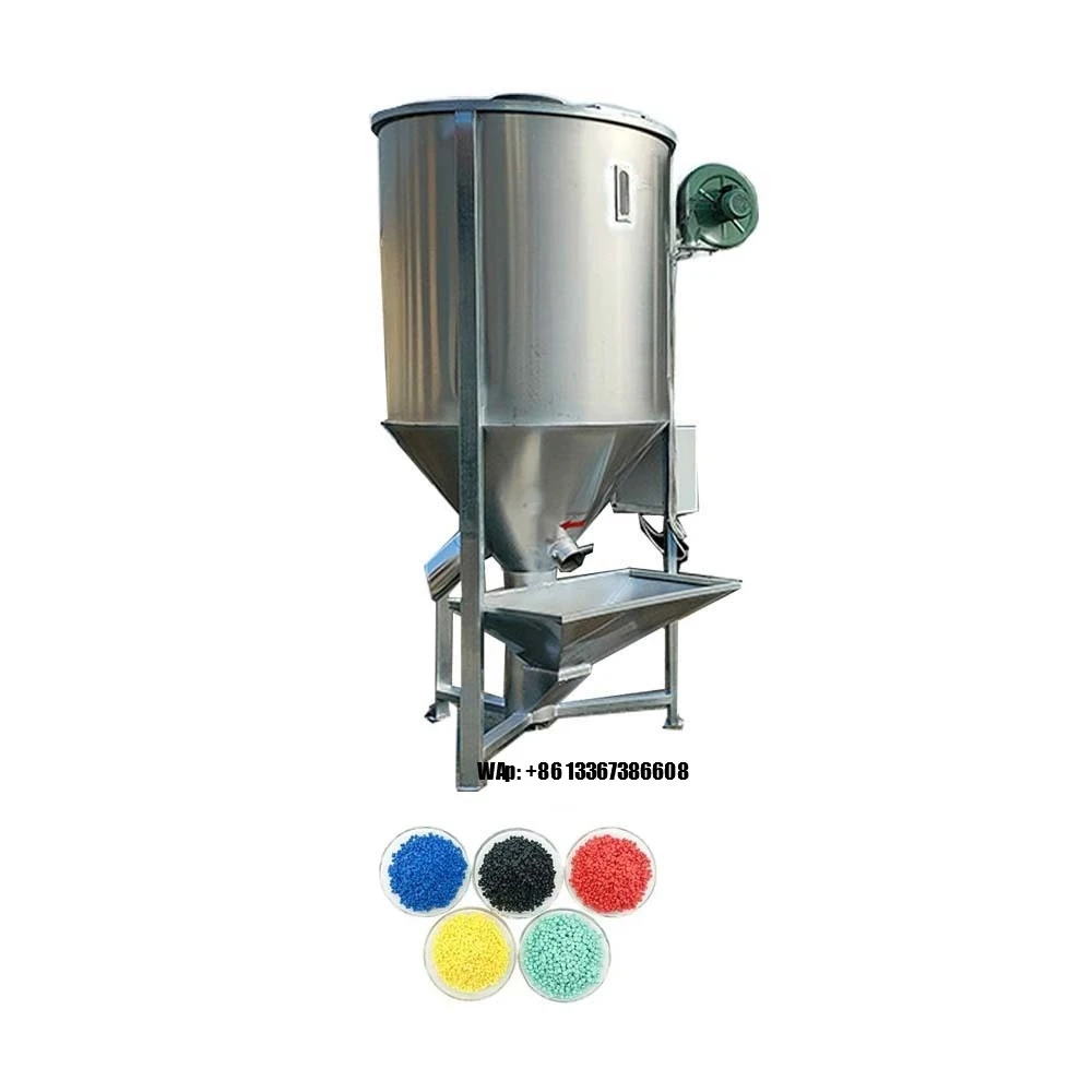

Automatic Stainless Vertical Plastic Blending Silo Plastic Material Mixing Machine Mixer Silo for Waste Plastic Recycling