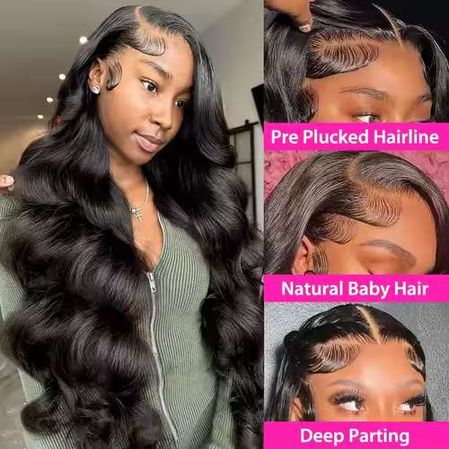 30 40 Inch 13x6 13x4 Body Wave Human Hair Wigs For Black Women 4x4 5x5 Glueless Wigs Human Hair 360 Lace Frontal Wig Pre Cut - Image 2