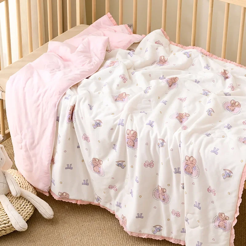 Infant Children Quilt Kindergarten Special Small Quilt Air Conditioning Nap Small Quilt Baby Quilt Soft Machine Washable Blanket