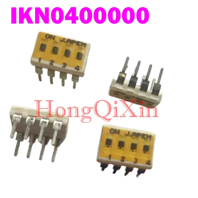 1 PCS/LOT  ikN0400000 Low-profile 4-position DIP switch, 2.54 mm pitch, flat-blade 4P   IC electronic component