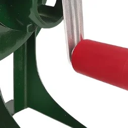 Portable Iron Manual Hand Cranked Blower Fan For BBQ Grill Fireplace Stove Ignition Camping Outdoor Cooking Tool Green