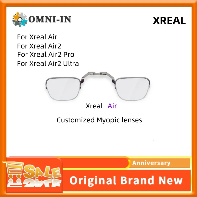 Xreal Nreal Air Air2 Air2 Pro Myopia Lens Custom Degree Smart AR Glasses Aspheric Resin Anti-Blue Light Lenses Anti-Radiation
