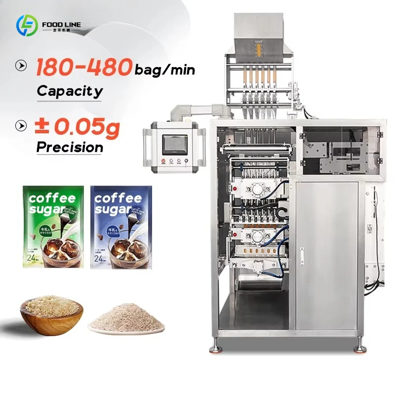 Automatic Jaggery Packet Salt Sugar Sachet Suger Granule Packet Packing Machine
