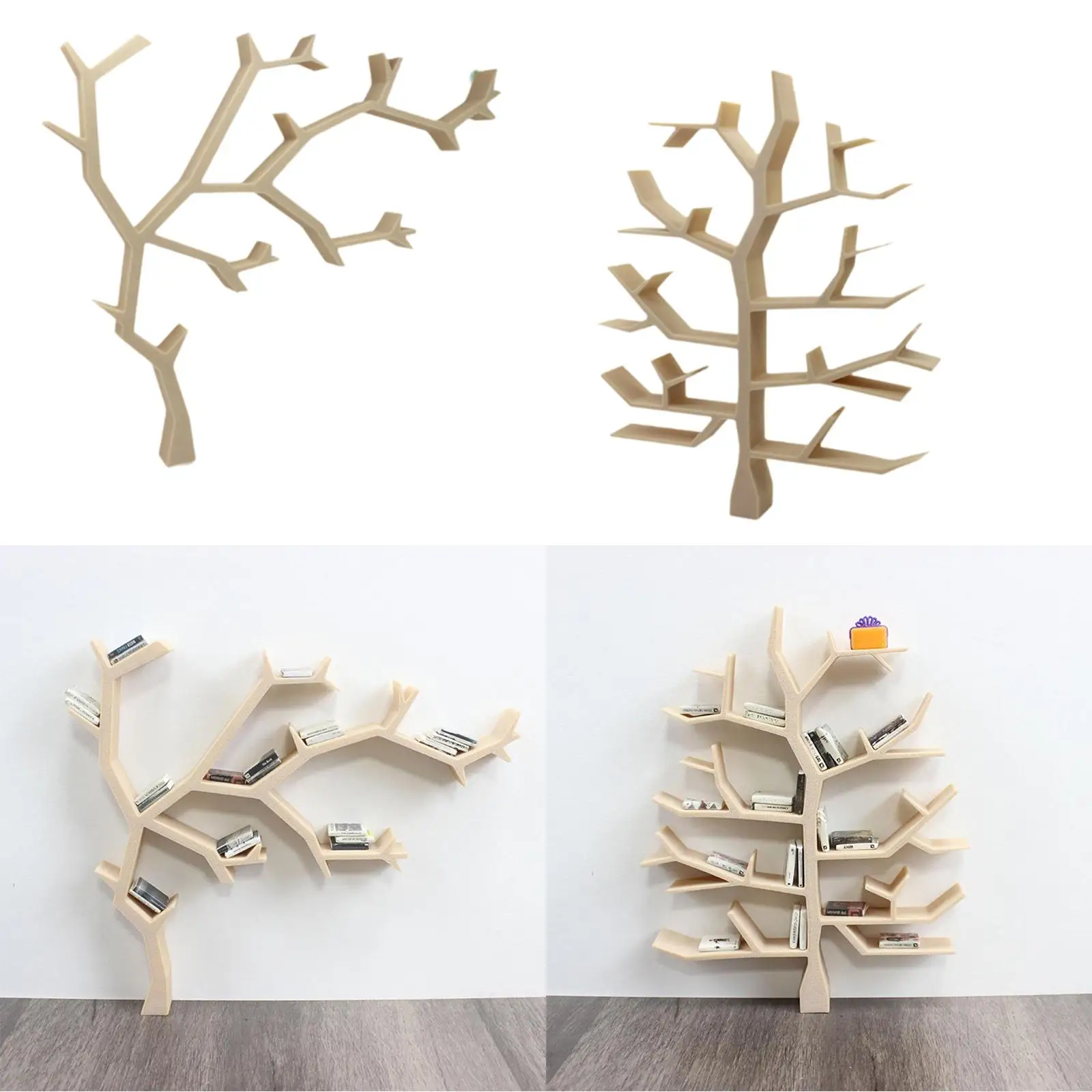 인형집 미니어처 책장 1/12 스케일, 미니, 시뮬레이션 인형 장식 인형집 가구 나무 모양 인형집 책장