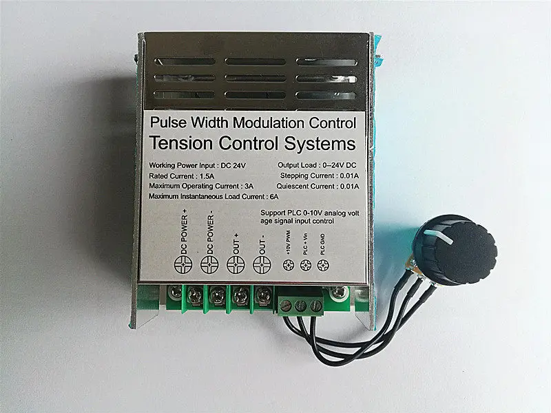 New DC24V DC motor governor supports microcontroller PLC analog signal 0-10V control speed regulation PWM speed regulation 2PCS