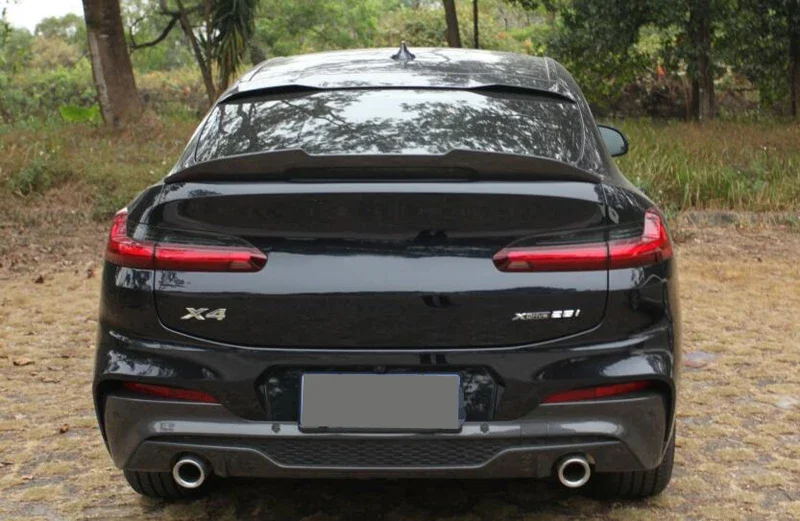 Spoiler per bauli in fibra di carbonio stile PS-OM per BMW X4 G02 25i 30