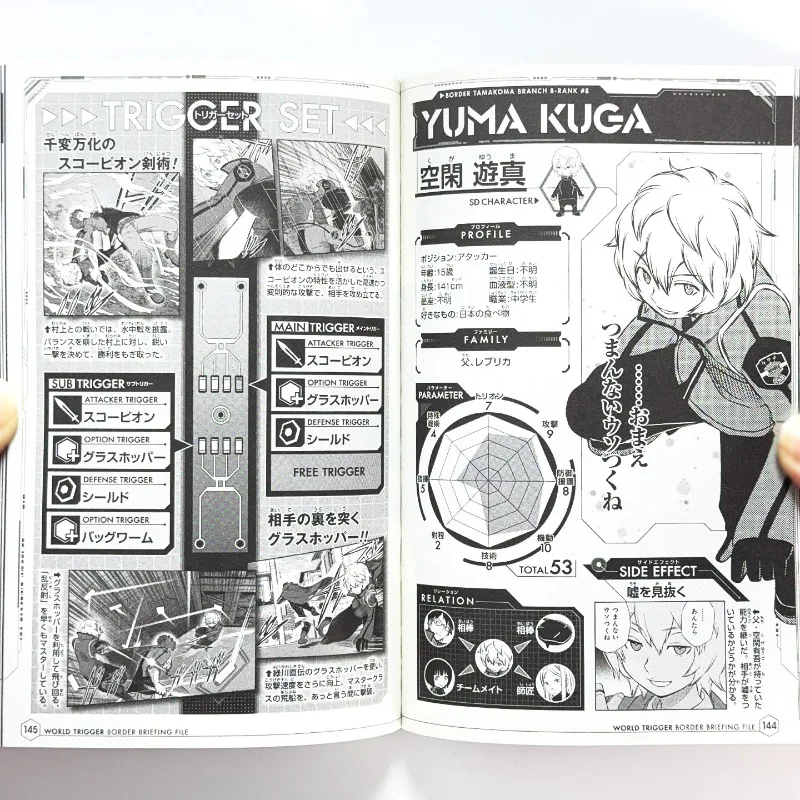 384p World Trigger Official Art Book Setting Data Book Border Briefing File Ashihara Daisuke Japanese Anime